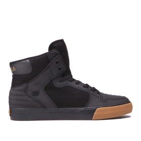 Supra VAIDER Høye Sneakers Dame Svart/Svart | NO-24552